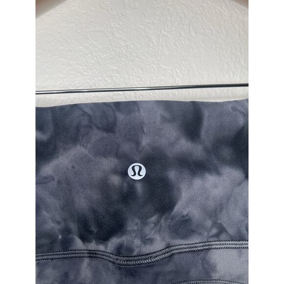 Lululemon Groove Super High-Rise Tie Die Flare Pant Graphite Grey Size 4 Nulu - Picture 4 of 4